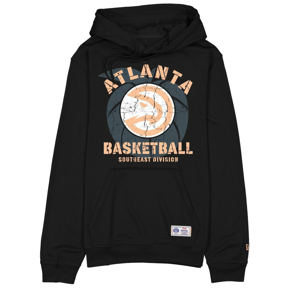New Era Atlanta Hawks 2025/26 City Edition Fleece Hoodie Black