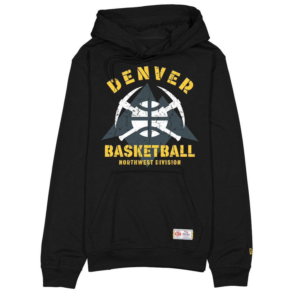 New Era Denver Nuggets 2025/26 City Edition Fleece Hoodie Black