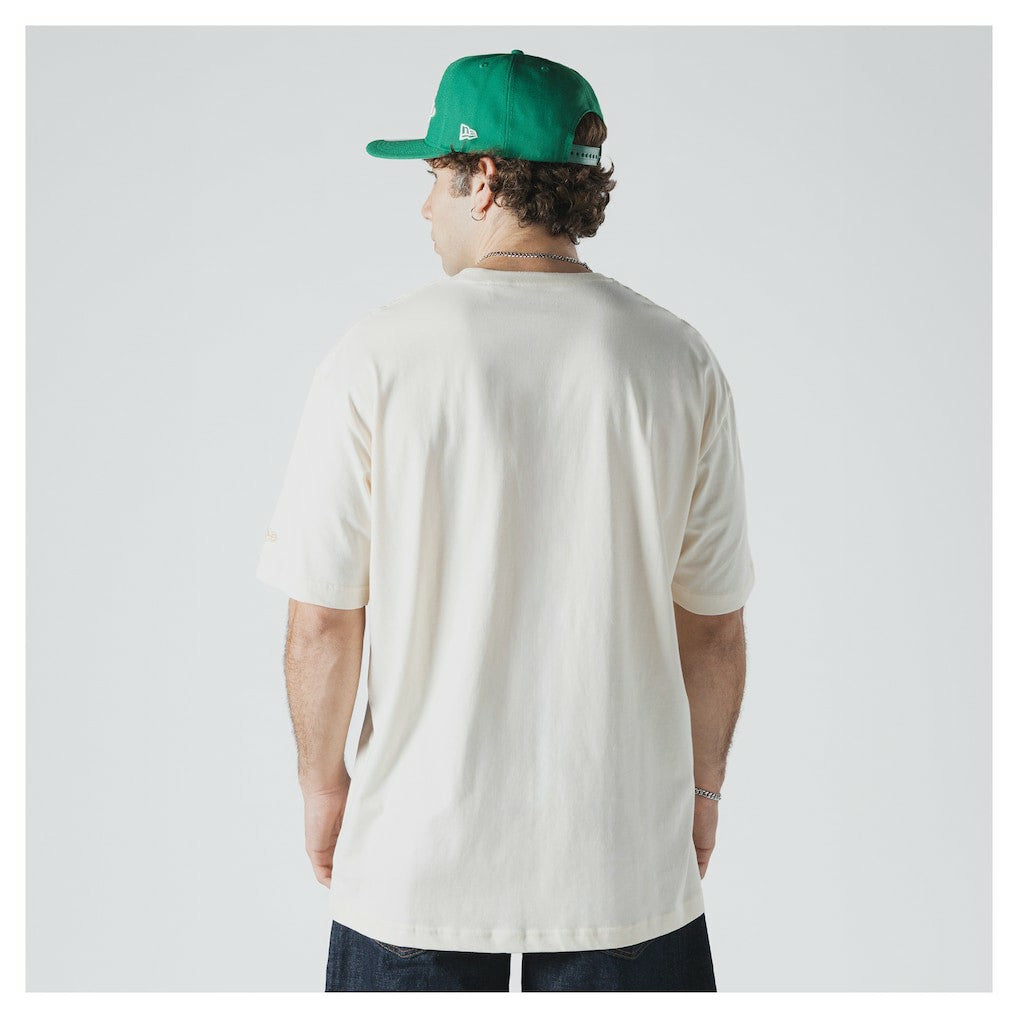New Era Boston Celtics Oversized City Edition Remix Vintage T-Shirt Cream