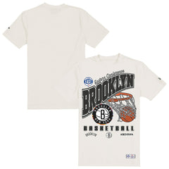 New Era Brooklyn Nets Oversized City Edition Remix Vintage T-Shirt Cream