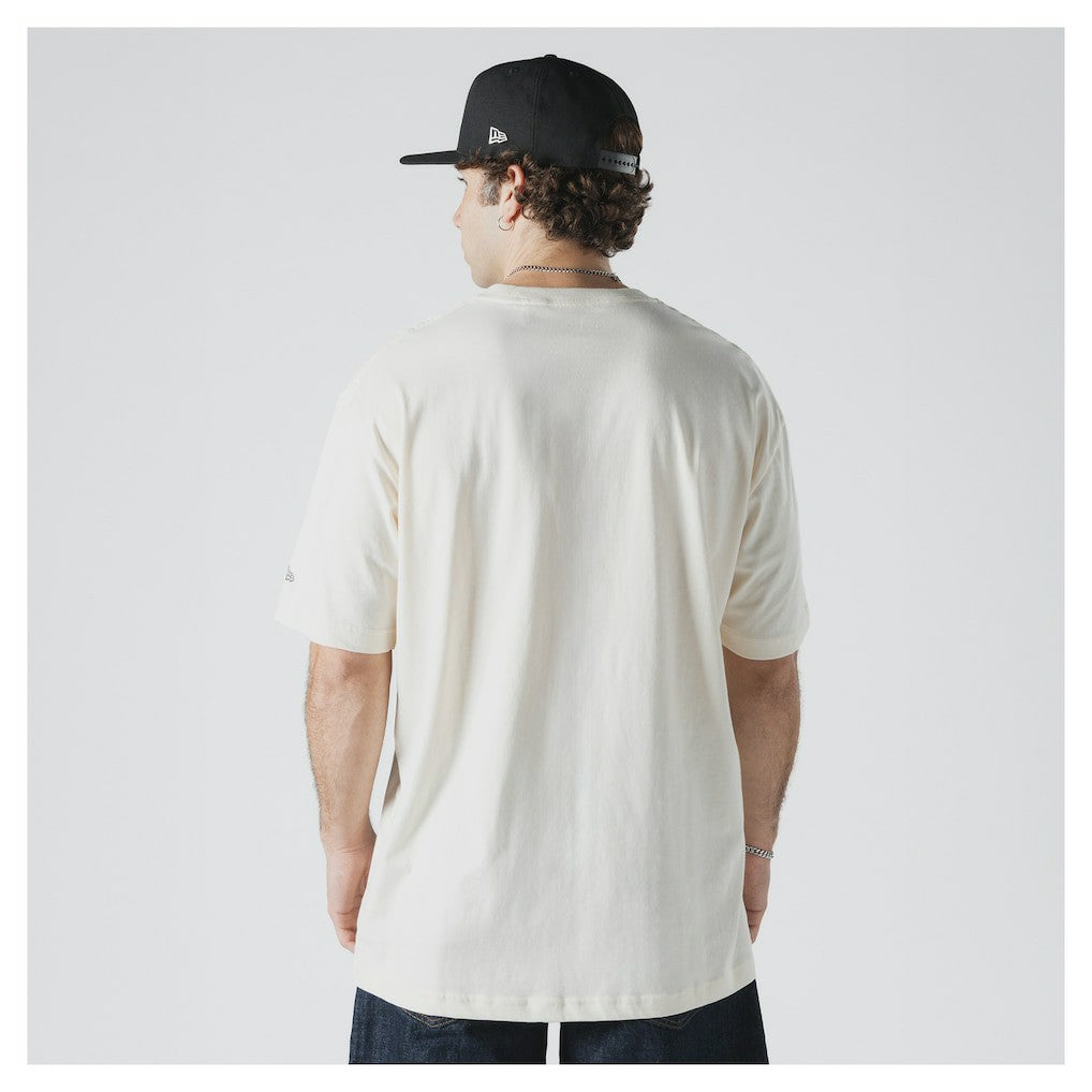 New Era Brooklyn Nets Oversized City Edition Remix Vintage T-Shirt Cream