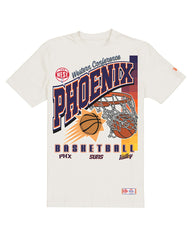 New Era Phoenix Suns Oversized City Edition Remix Vintage T-Shirt Cream