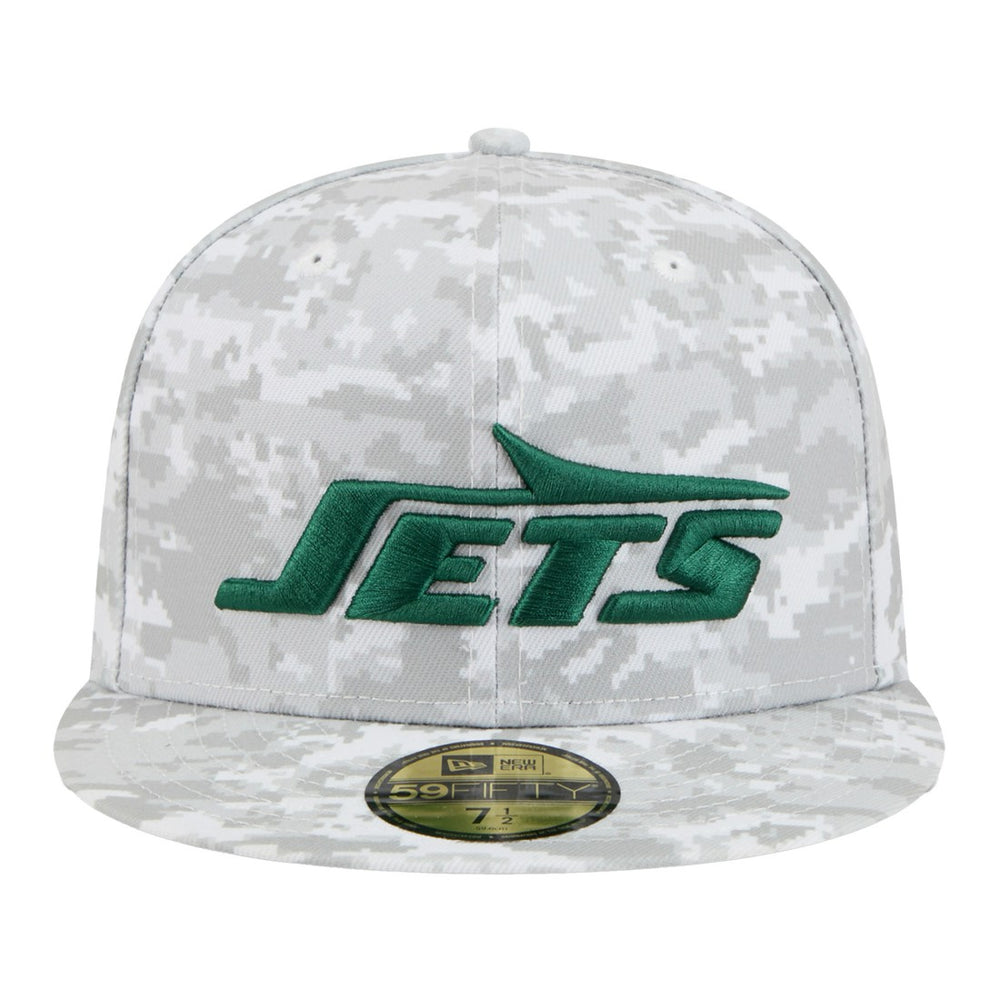 New York Jets New Era 2025 Salute to Service Fan Pack 59FIFTY Fitted Hat - White - NFL