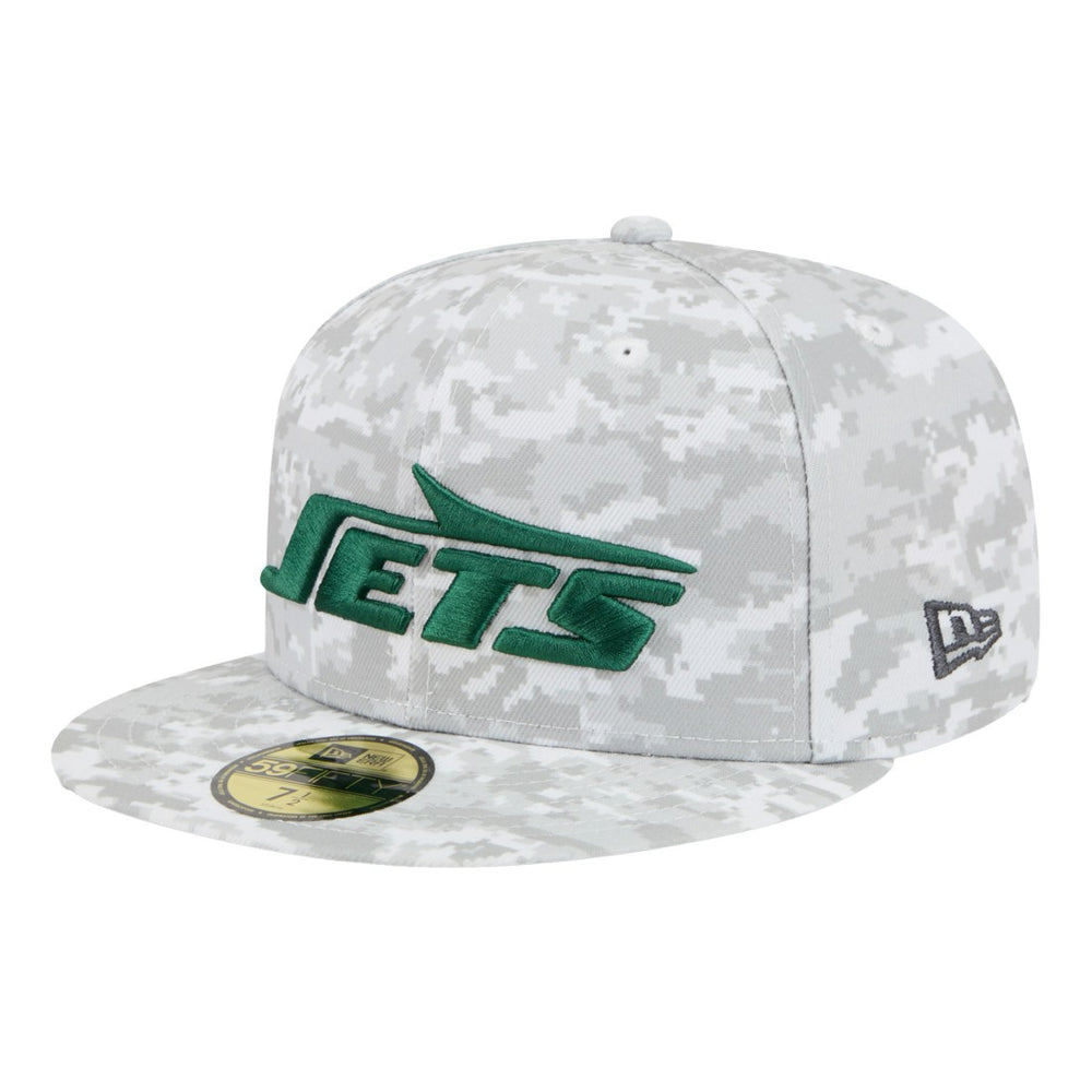 New York Jets New Era 2025 Salute to Service Fan Pack 59FIFTY Fitted Hat - White - NFL