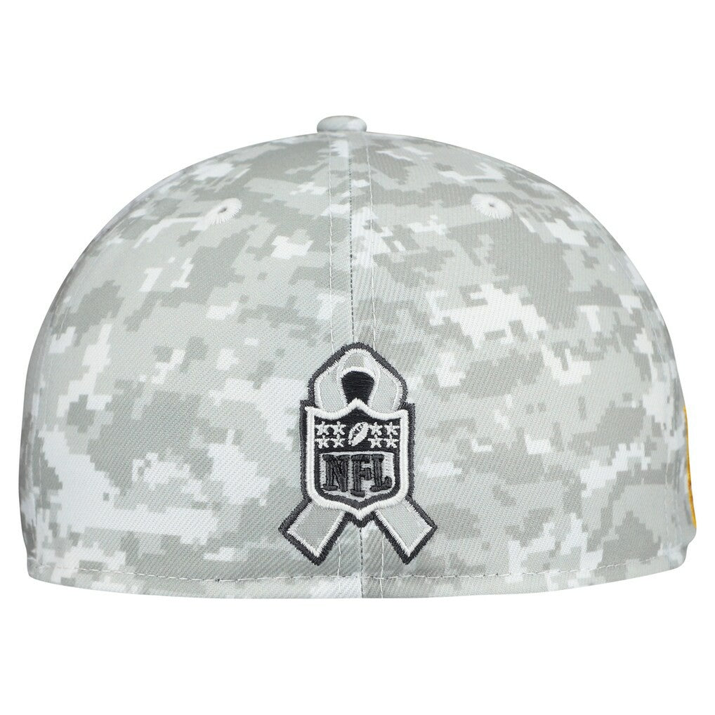 Miami Dolphins New Era 2025 Salute to Service Fan Pack 59FIFTY Fitted Hat - White - NFL