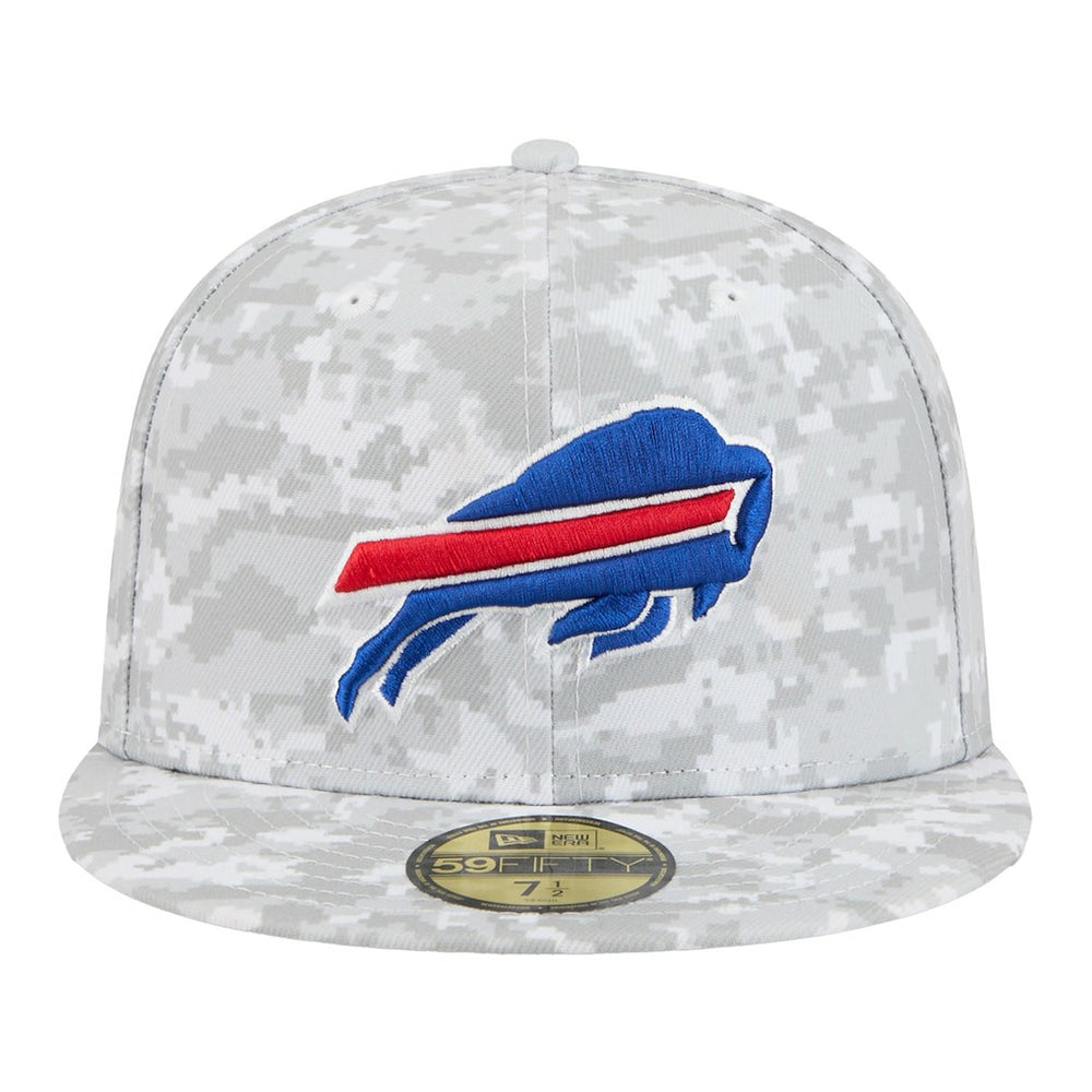 Buffalo Bills New Era 2025 Salute to Service Fan Pack 59FIFTY Fitted Hat - White - NFL