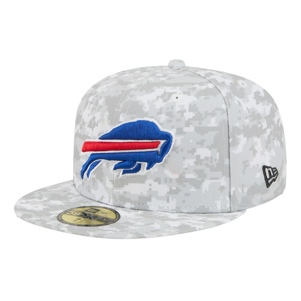 Buffalo Bills New Era 2025 Salute to Service Fan Pack 59FIFTY Fitted Hat - White - NFL