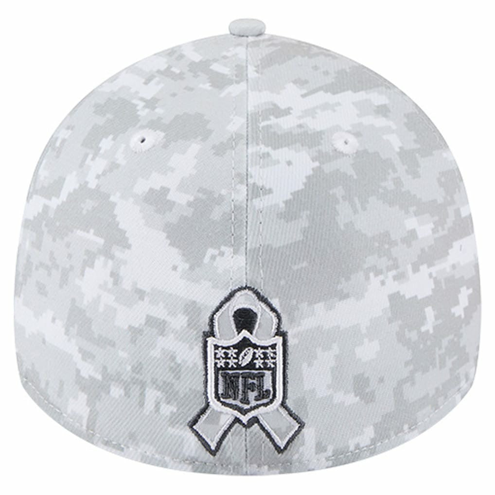 Kansas City Chiefs New Era 2025 Salute to Service Digital Camo Fan Pack 39THIRTY Flex Hat - White - NFL