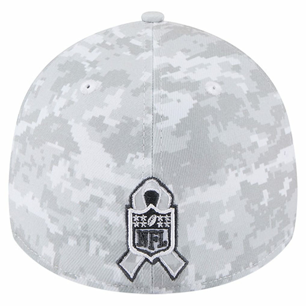 Kansas City Chiefs New Era 2025 Salute to Service Digital Camo Fan Pack 39THIRTY Flex Hat - White - NFL