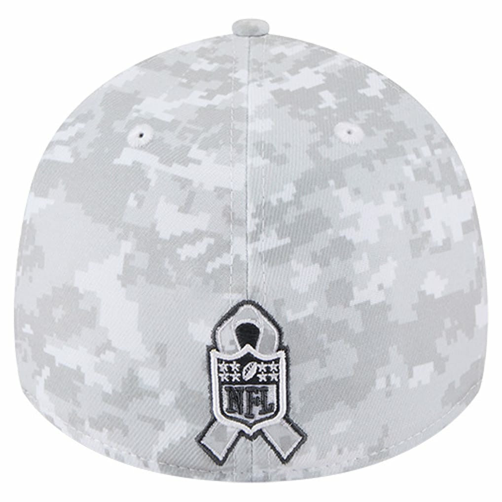 Baltimore Ravens New Era 2025 Salute to Service Digital Camo Fan Pack 39THIRTY Flex Hat - White - NFL