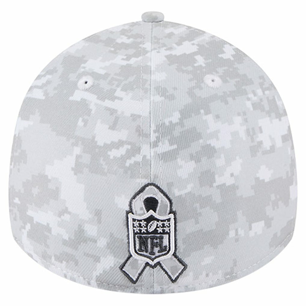 Baltimore Ravens New Era 2025 Salute to Service Digital Camo Fan Pack 39THIRTY Flex Hat - White - NFL