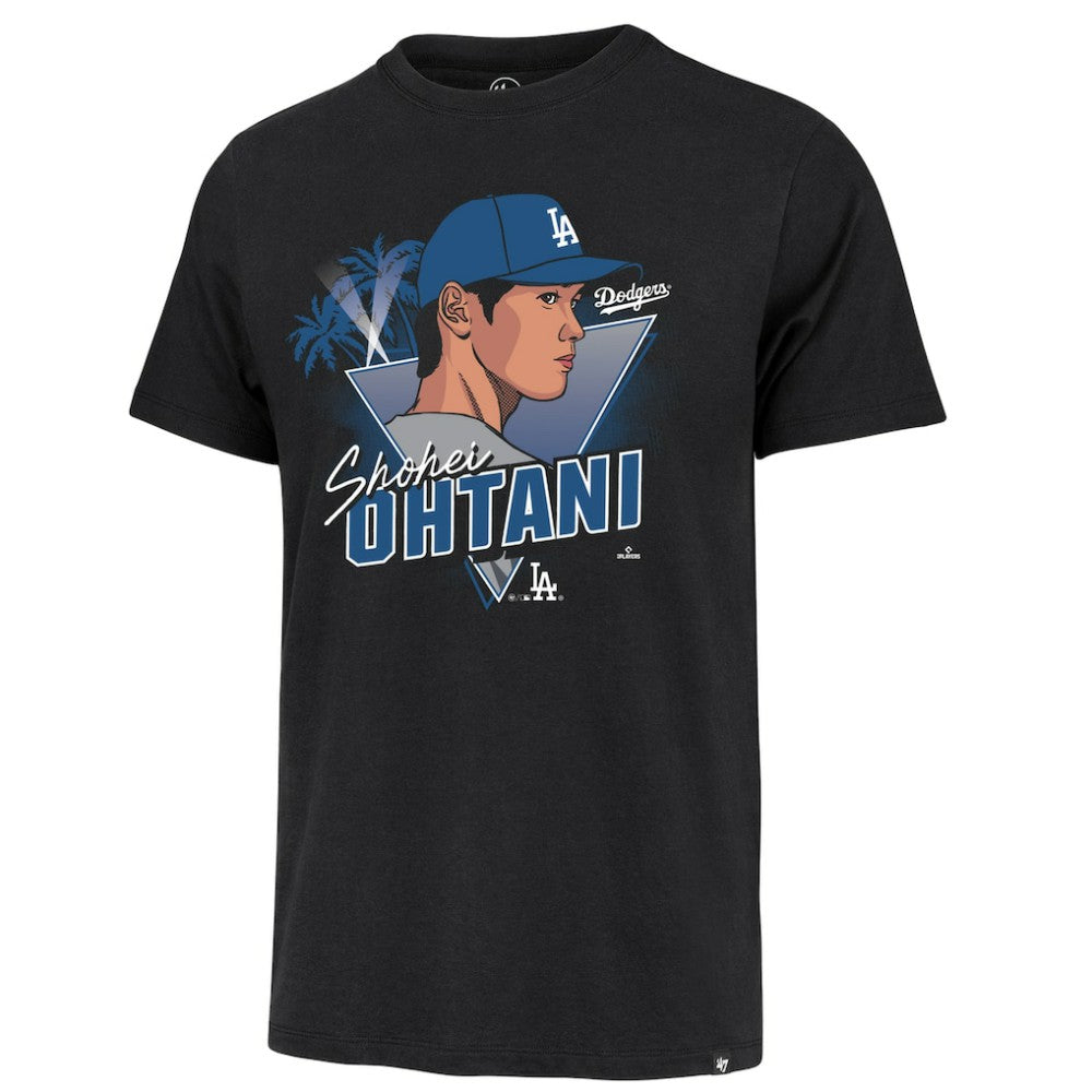 Shohei Ohtani Los Angeles Dodgers '47 Player Caricature Franklin T-Shirt Outlet