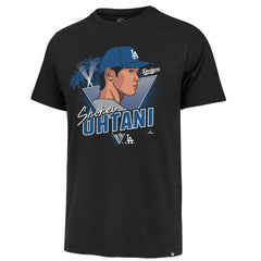 Shohei Ohtani Los Angeles Dodgers '47 Player Caricature Franklin T-Shirt Outlet