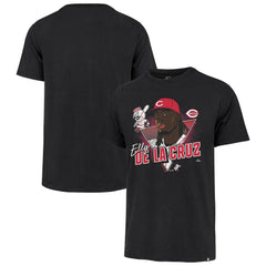 Elly De La Cruz Cincinnati Reds '47 Player Caricature Franklin T-Shirt Outlet
