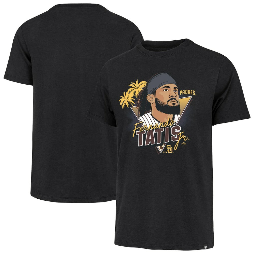 Fernando Tatis Jr. San Diego Padres '47 Player Caricature Franklin T-Shirt Near Me