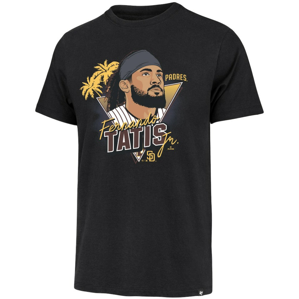 Fernando Tatis Jr. San Diego Padres '47 Player Caricature Franklin T-Shirt Near Me
