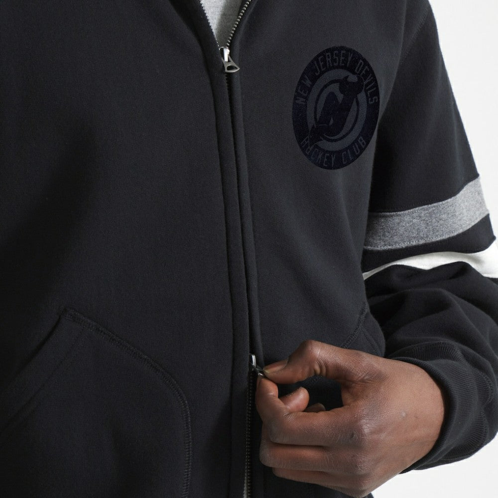 New Jersey Devils Todd Snyder Full-Zip Fleece Jacket - Black | NHL discount
