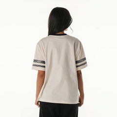 Arizona Cardinals The Wild Collective Women's Vintage Drop Shoulder Oversized Boyfriend T-Shirt - Cream - NFL