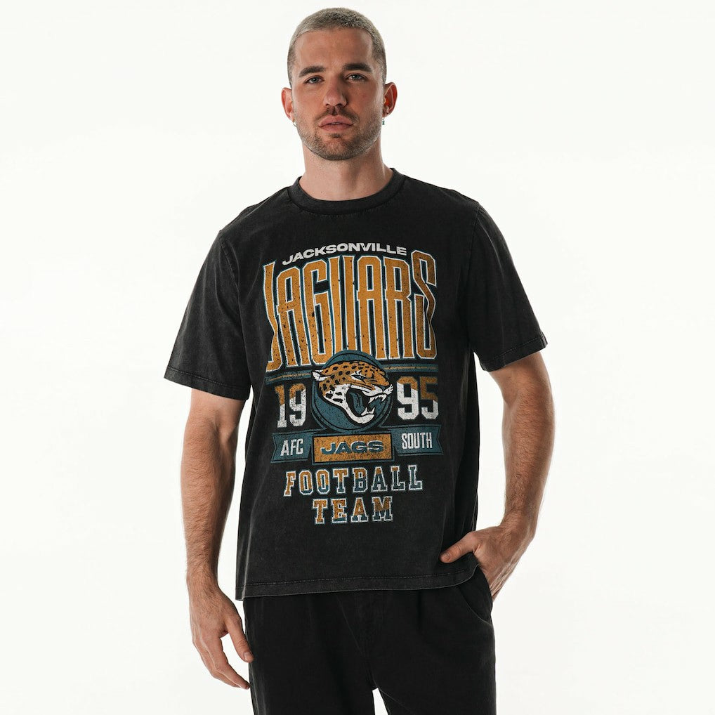 Jacksonville Jaguars The Wild Collective Unisex Band T-Shirt - Black - NFL