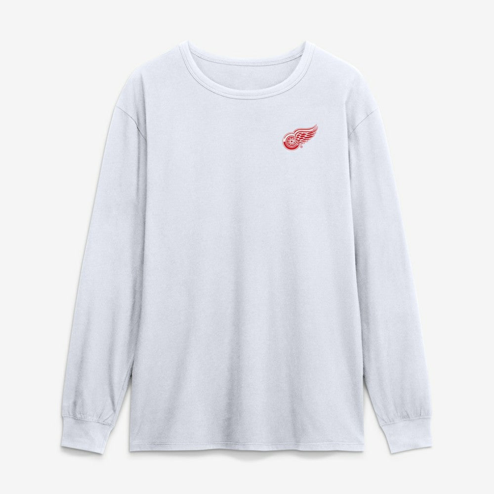 Detroit Red Wings Fanatics Game Long Sleeve T-Shirt - White | Fanatics Clearance