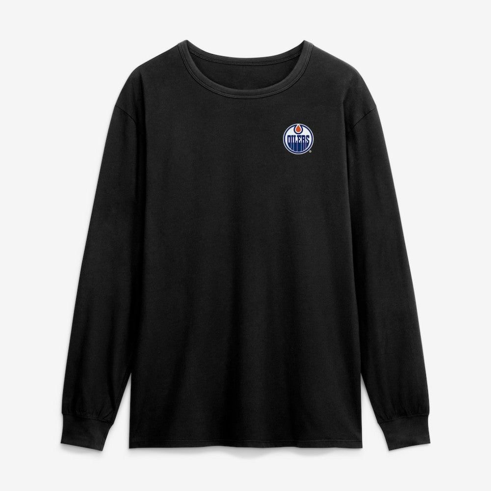 Edmonton Oilers Fanatics Game Long Sleeve T-Shirt - Black | Fanatics on sale