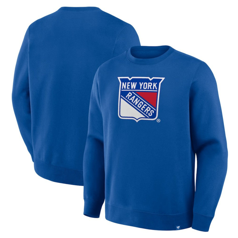 New York Rangers Fanatics Essential Legacy Sweatshirt - Blue | Fanatics Lifestyle