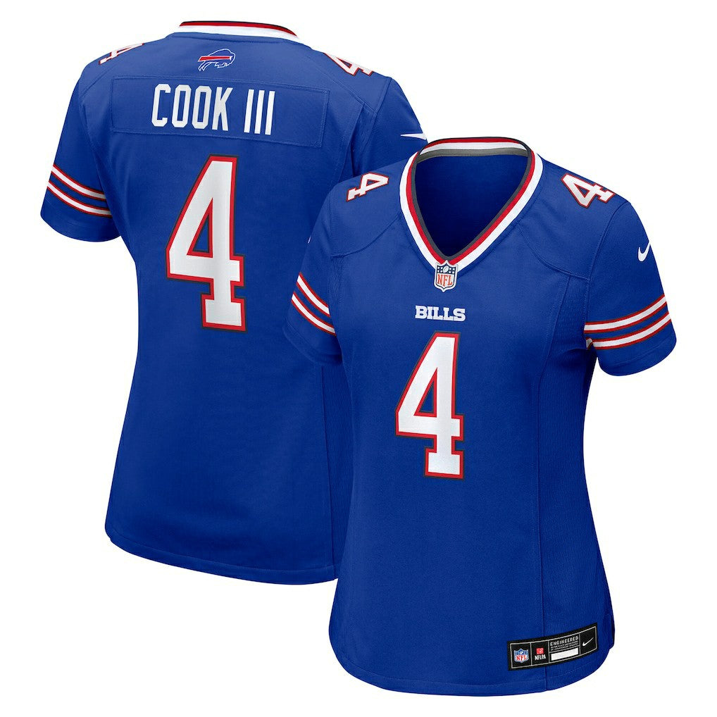 James Cook III Buffalo Bills Women's Team Game Jersey - Royal - Nike