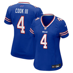 James Cook III Buffalo Bills Women's Team Game Jersey - Royal - Nike