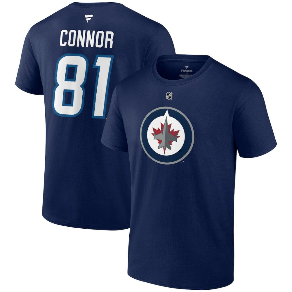 Kyle Connor Winnipeg Jets Fanatics Authentic Stack Name & Number T-Shirt - Navy | Fanatics on sale