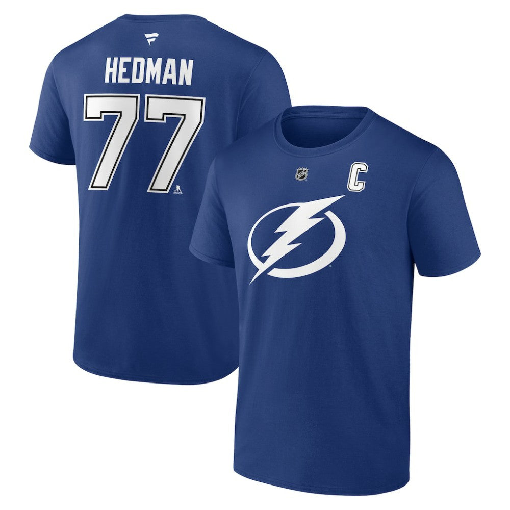 Victor Hedman Tampa Bay Lightning Fanatics Authentic Stack Name & Number T-Shirt - Blue | Fanatics discount