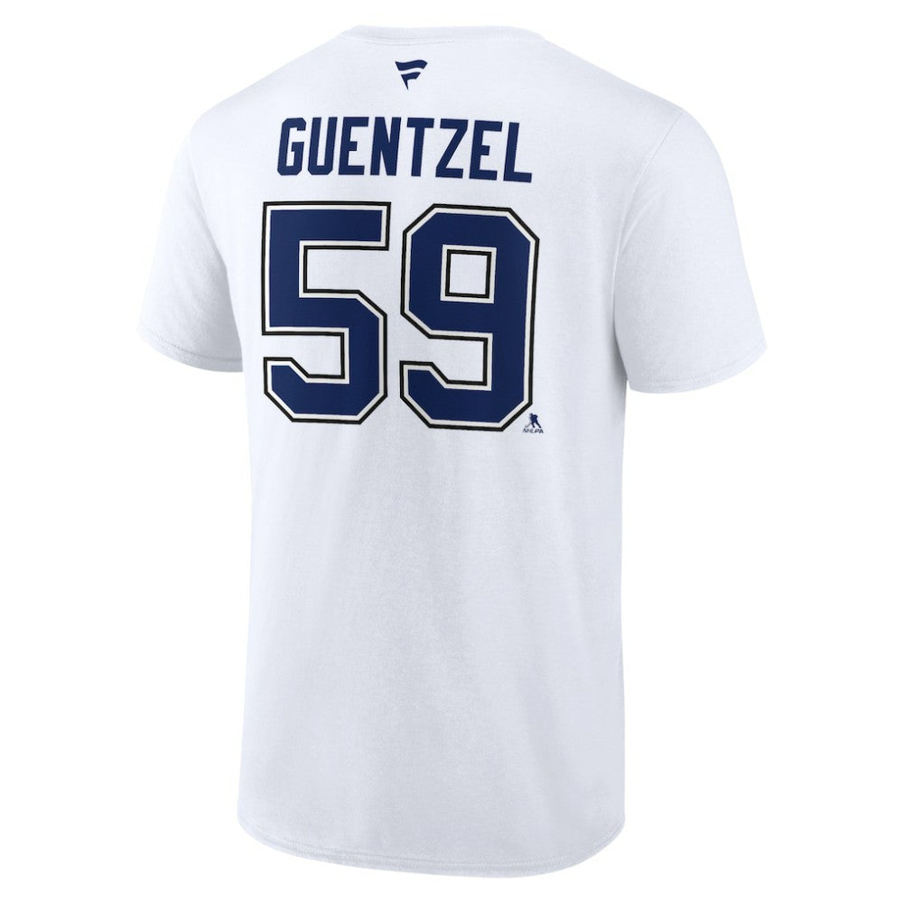 Jake Guentzel Tampa Bay Lightning Fanatics Authentic Stack Name & Number T-Shirt - White | Fanatics near me