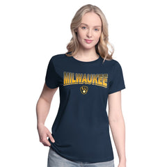 Milwaukee Brewers G-III 4Her by Carl Banks Women's T-Shirt and Hoodie Combo Pack Discount