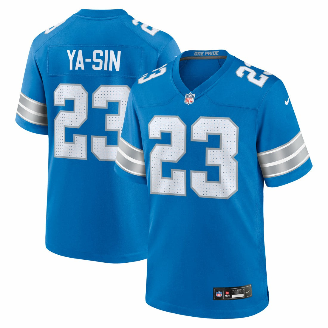 Rock Ya-Sin Detroit Lions Team Game Jersey - Blue - Nike