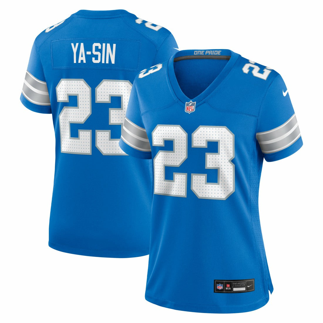 Rock Ya-Sin Detroit Lions Women's Team Game Jersey - Blue - Nike