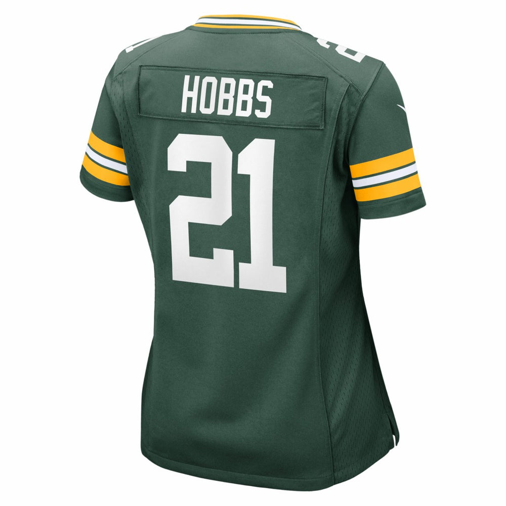 Nate Hobbs Green Bay Packers Women's Team Game Jersey - Green - Nike