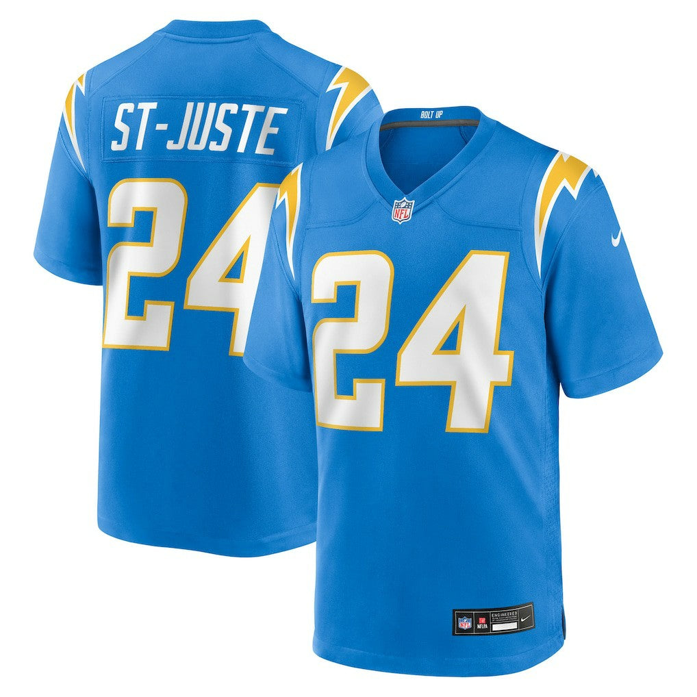 Benjamin St-Juste Los Angeles Chargers Team Game Jersey - Powder Blue - Nike