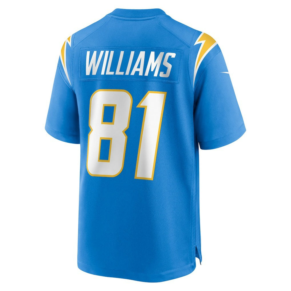 Mike Williams Los Angeles Chargers Team Game Jersey - Powder Blue - Nike