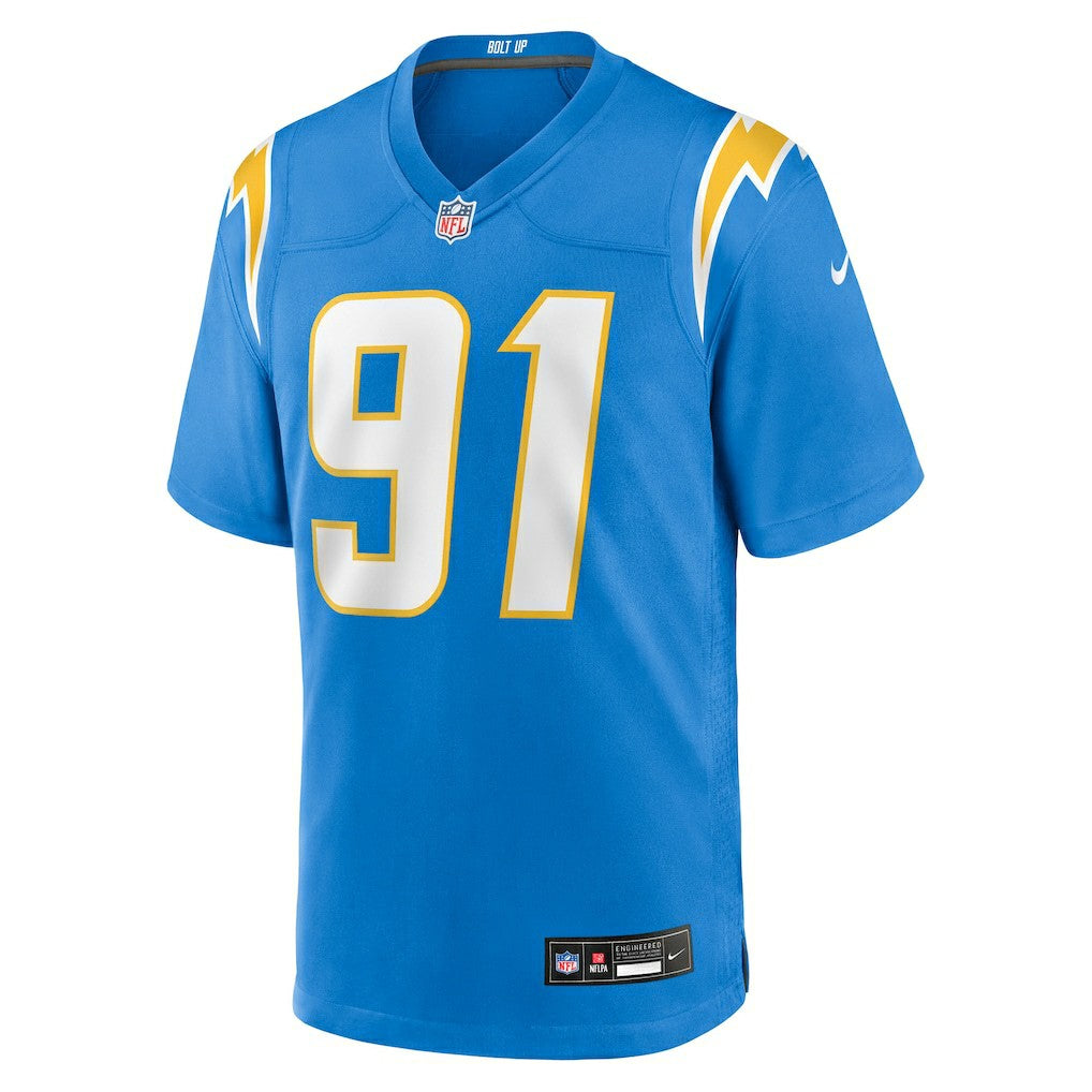 Da'Shawn Hand Los Angeles Chargers Team Game Jersey - Powder Blue - Nike