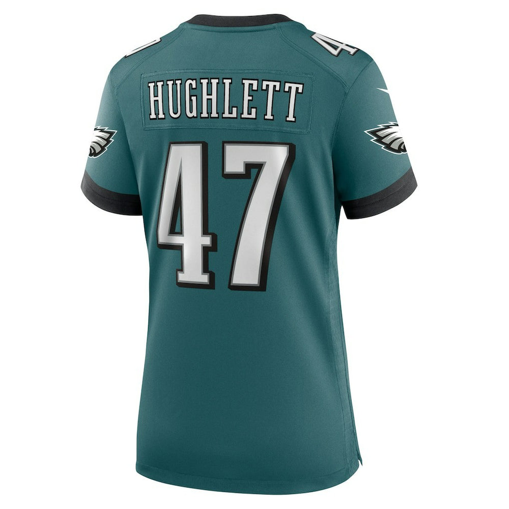 Charley Hughlett Philadelphia Eagles Women's Team Game Jersey - Midnight Green - Nike