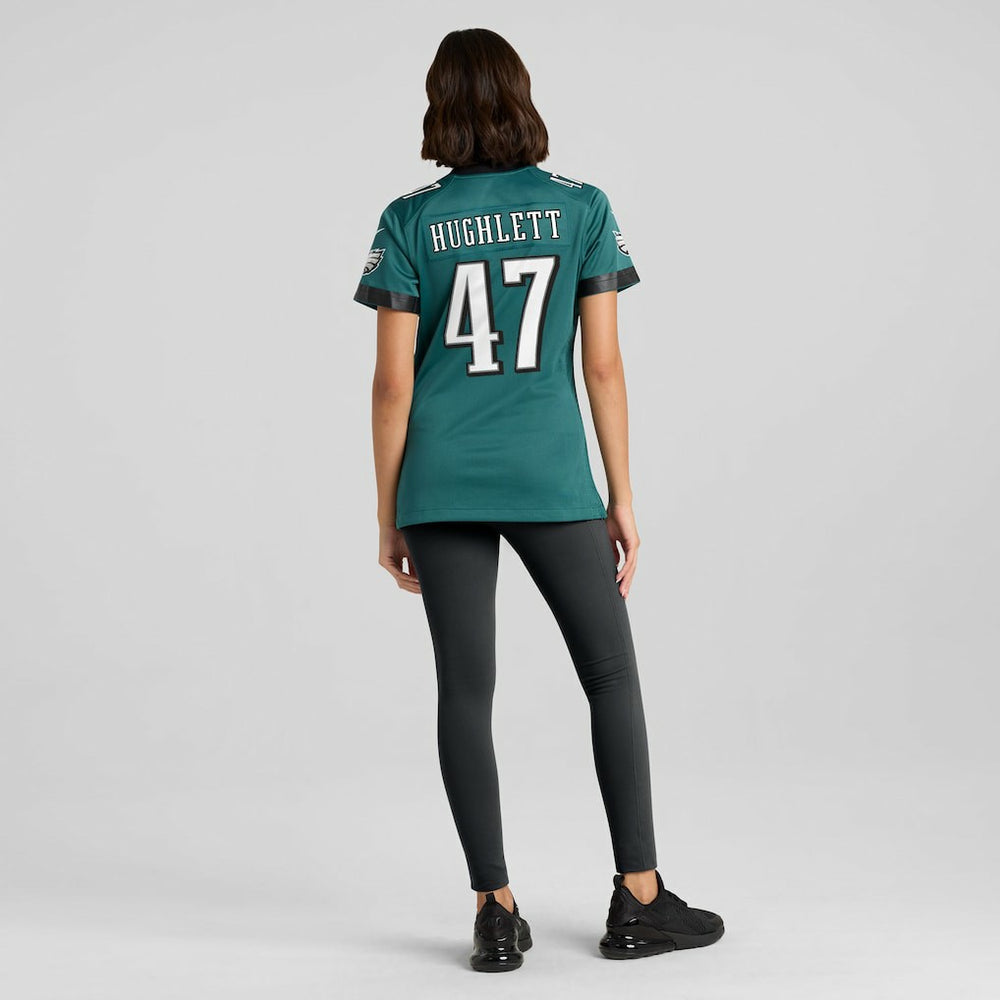 Charley Hughlett Philadelphia Eagles Women's Team Game Jersey - Midnight Green - Nike