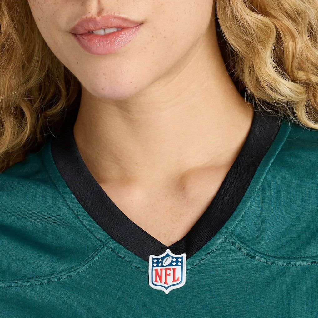 Charley Hughlett Philadelphia Eagles Women's Team Game Jersey - Midnight Green - Nike