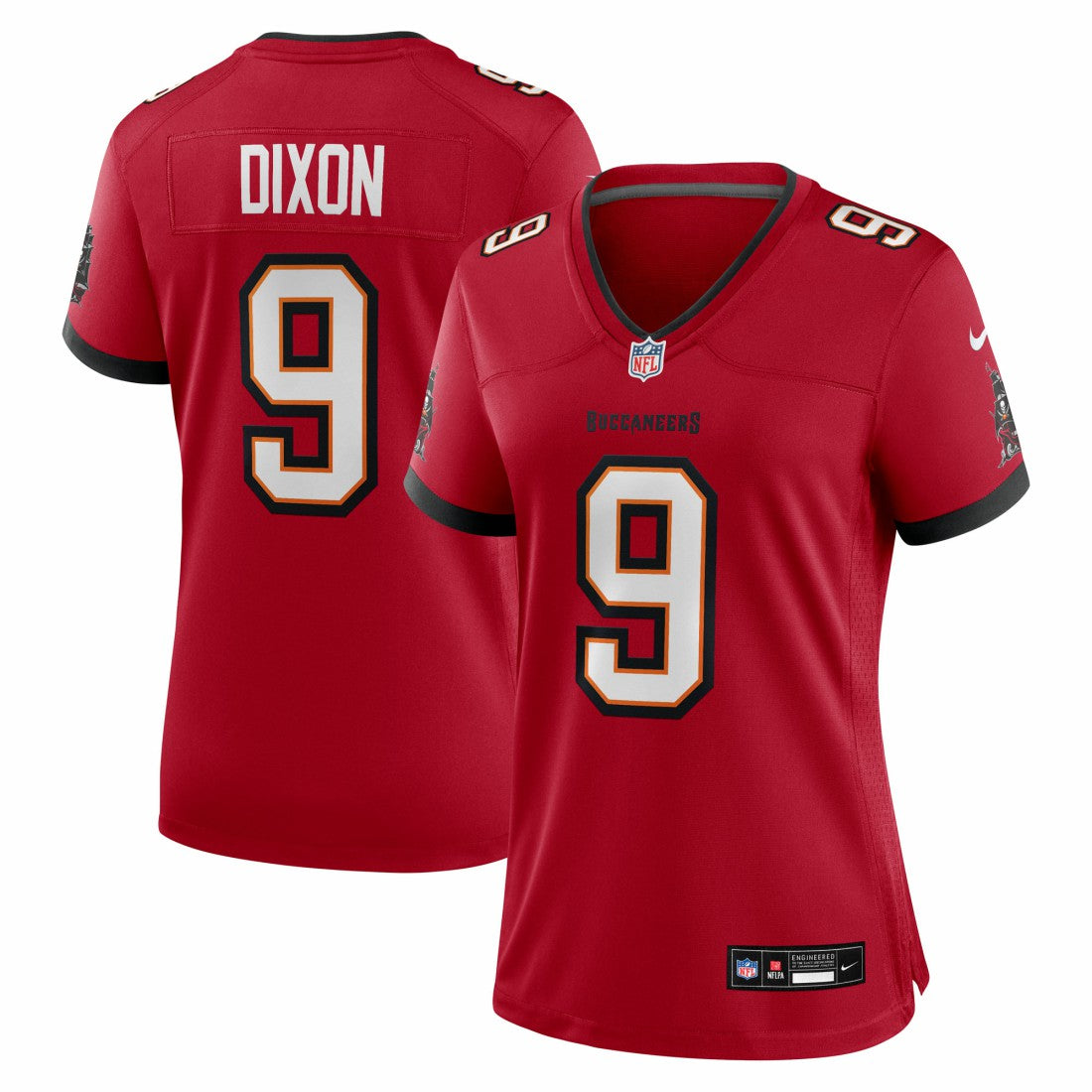 Riley Dixon Tampa Bay Buccaneers Women's Team Game Jersey - Red - Nike