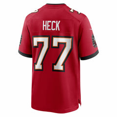 Charlie Heck Tampa Bay Buccaneers Team Game Jersey - Red - Nike