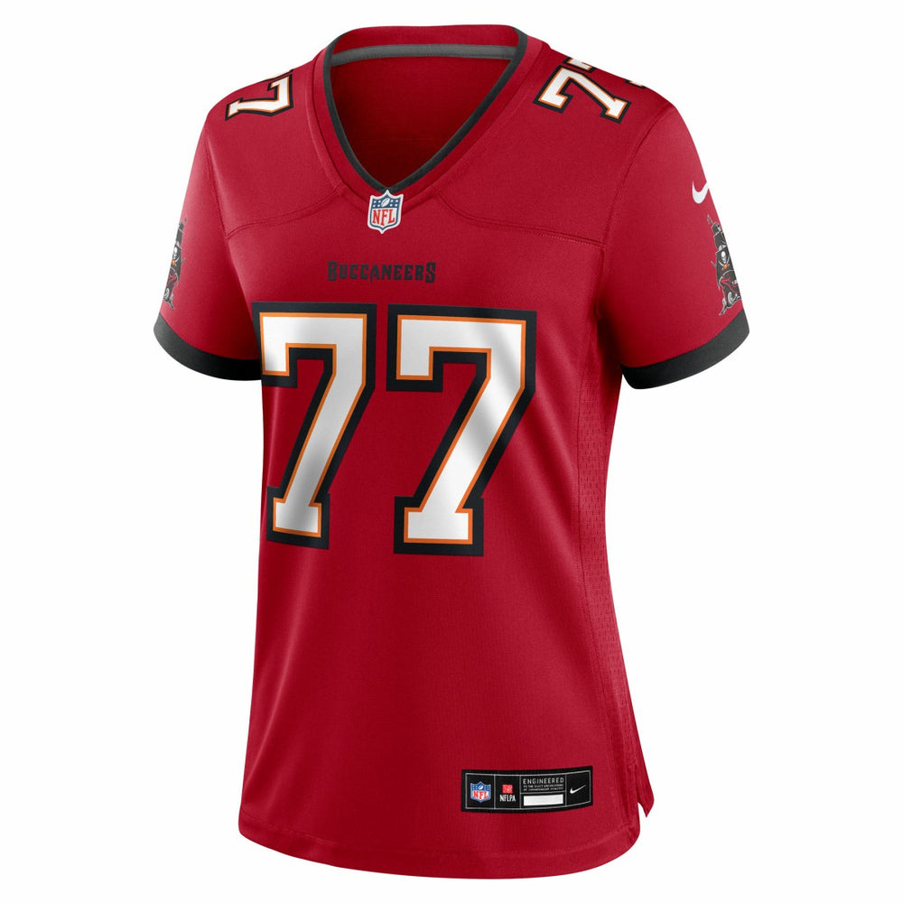 Charlie Heck Tampa Bay Buccaneers Women's Team Game Jersey - Red - Nike