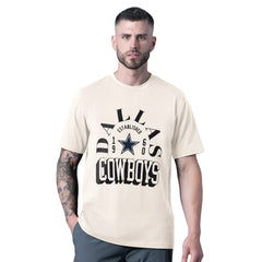 Dallas Cowboys MSX by Michael Strahan Whiteout Vintage T-Shirt - White - NFL