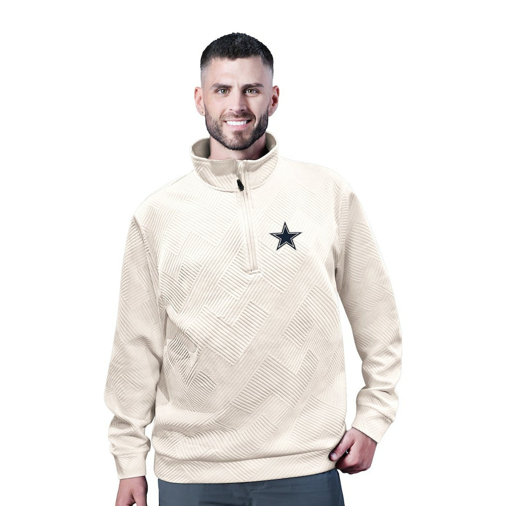 Dallas Cowboys MSX by Michael Strahan Cross Training Half-Zip Pullover - White - NFL