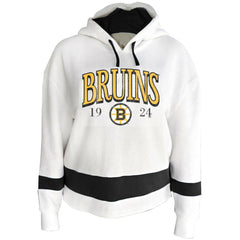 Boston Bruins Profile Women's Plus Size Hoodie - White | NHL near me