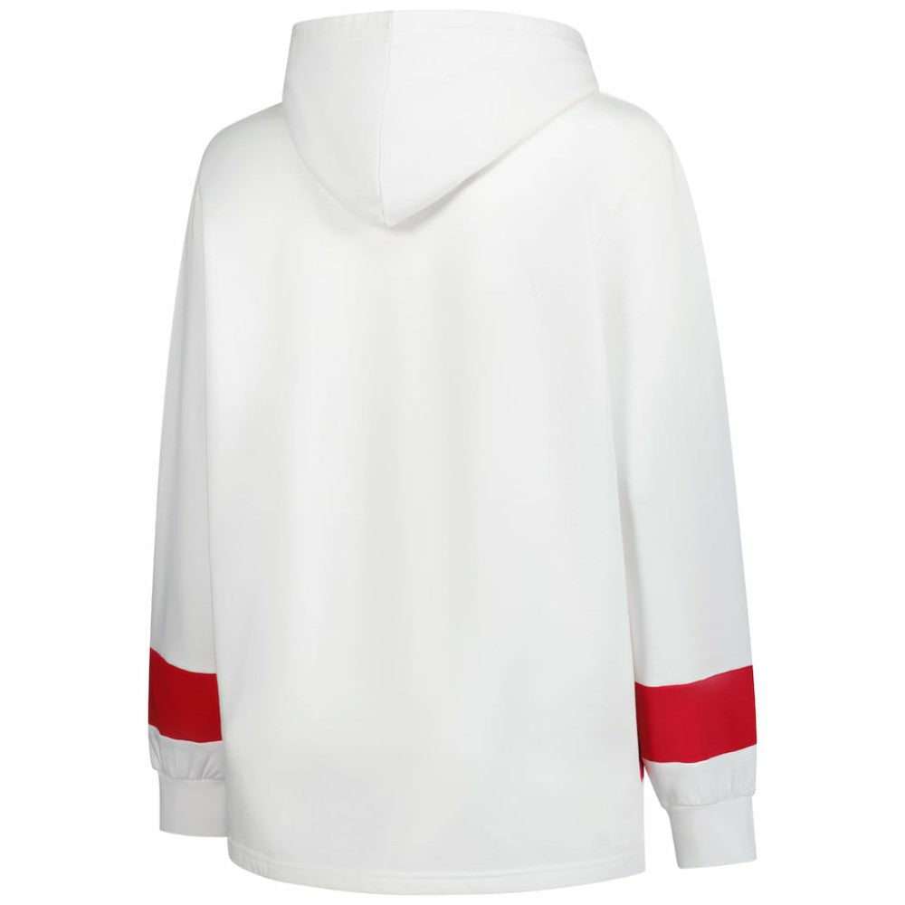 Chicago Blackhawks Profile Women's Plus Size Hoodie - White | NHL Lifestyle