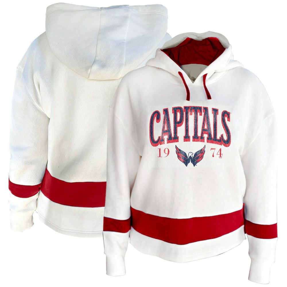 Washington Capitals Profile Women's Plus Size Hoodie - White | NHL sale