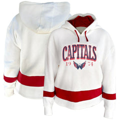 Washington Capitals Profile Women's Plus Size Hoodie - White | NHL sale